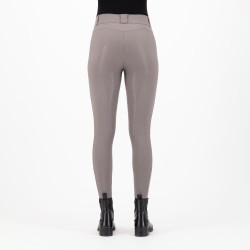 Pantaloni da equitazione HV Polo Favourite Midwaist FullGrip Sabbia scura Grigio