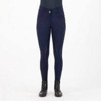 Pantaloni da equitazione HV Polo Favourite Midwaist FullGrip Sabbia scura Grigio Pantaloni da equitazione HV Polo Favourite Midwaist FullGrip Sabbia scura Grigio