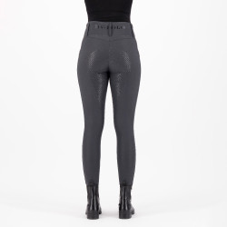 Leggings da equitazione HV Polo Favourite Highwaist FullGrip Grigio Zinco
