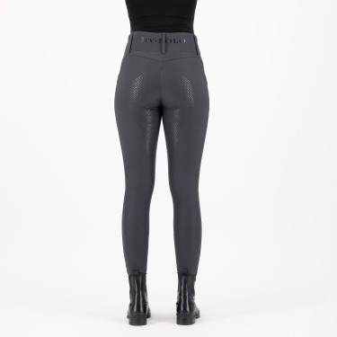 Leggings da equitazione HV Polo Favourite Highwaist FullGrip Grigio Zinco