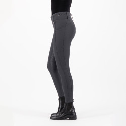 Leggings da equitazione HV Polo Favourite Highwaist FullGrip Grigio Zinco