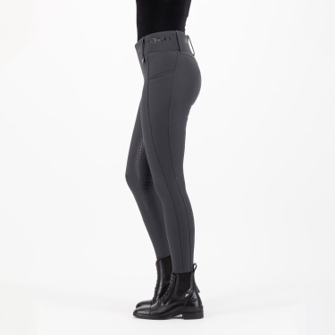 Leggings da equitazione HV Polo Favourite Highwaist FullGrip Grigio Zinco