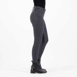 Leggings da equitazione HV Polo Favourite Highwaist FullGrip Grigio Zinco