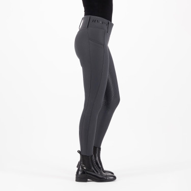 Leggings da equitazione HV Polo Favourite Highwaist FullGrip Grigio Zinco