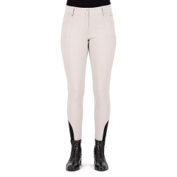 Pantaloni da equitazione HV Polo Ellen Highwaist FullGrip Grigio Zinco Beige Pantaloni da equitazione HV Polo Ellen Highwaist FullGrip Grigio Zinco Beige