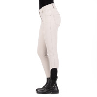 Pantaloni da equitazione HV Polo Ellen Highwaist FullGrip Grigio Zinco Beige Pantaloni da equitazione HV Polo Ellen Highwaist FullGrip Grigio Zinco Beige