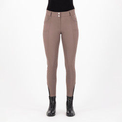Pantaloni da equitazione HV Polo Ellen Highwaist FullGrip Noce Beige