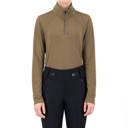 Maglietta tecnica top HV Polo Denise Verde petrolio scuro