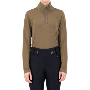 Maglietta tecnica top HV Polo Denise Verde petrolio scuro