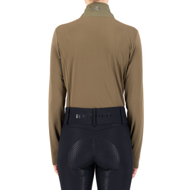 Maglietta tecnica top HV Polo Denise Verde petrolio scuro