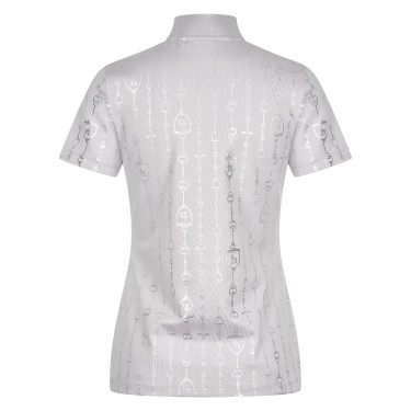 Top a maniche corte HV Polo Jolie Grigio perla