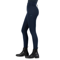 Leggings da equitazione Easy Rider Rihanna FullGrip Blu navy