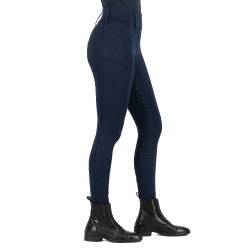 Leggings da equitazione Easy Rider Rihanna FullGrip Blu navy