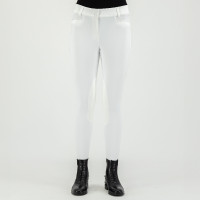Pantaloni da equitazione Euro-Star Arielle Competition Grip Connect Knee Bianco