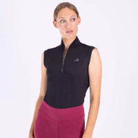 Top Euro-Star Ramona senza maniche Nero