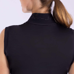 Top Euro-Star Ramona senza maniche Nero