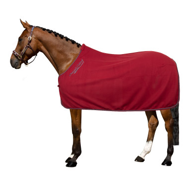 Coperta in pile Imperial Riding Classic Rosso Rio