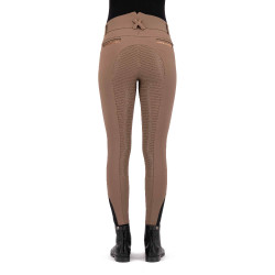 Pantaloni da equitazione Imperial Riding El Capone a vita alta invernali FullGrip Macchiato Marrone Pantaloni da equitazione Imperial Riding El Capone a vita alta invernali FullGrip Macchiato Marrone