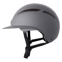 Casco Imperial Riding Olania Deluxe con visiera grande Blu navy