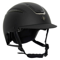 Casco Imperial Riding Olania Deluxe con visiera piccola Nero