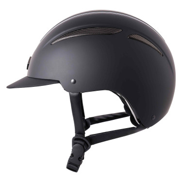 Casco Imperial Riding Olania Deluxe con visiera piccola Nero
