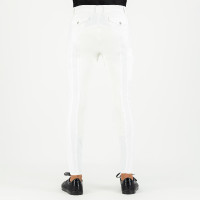 Pantaloni da equitazione Euro-Star Gabriel Competition Grip Connect Full Bianco