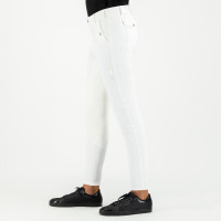 Pantaloni da equitazione Euro-Star Gabriel Competition Grip Connect Full Bianco