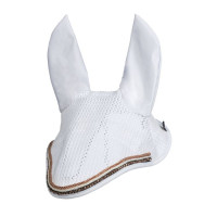 Cuffia anti-mosche Rosegold Glamour Style HKM Bianco / oro rosa