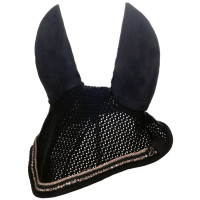 Cuffia anti-mosche Rosegold Glamour Style HKM Nero / oro rosa