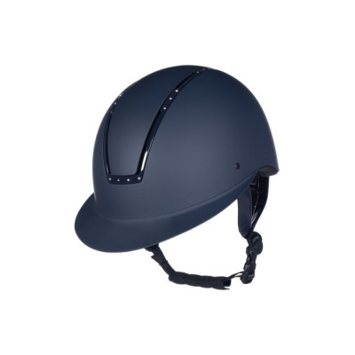 Casque Lady Shield Diamond HKM Bleu foncé