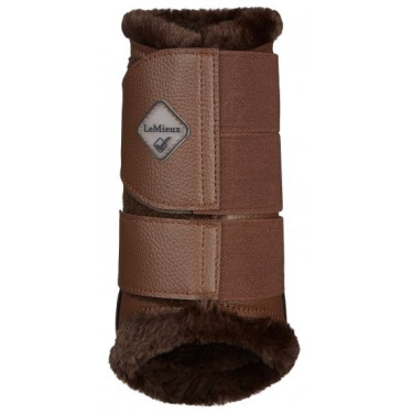 Ghette Lemieux comfort pelliccia Marrone