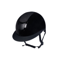 Casco Shiny Diamond HKM Nero