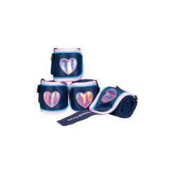 Fasce da polo Funny Horses Hearts HKM