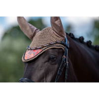 Cuffia antimosche Savona Style HKM Talpa Marrone