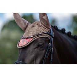 Cuffia antimosche Savona Style HKM Talpa Marrone