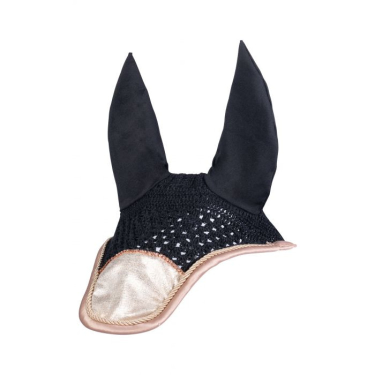 Cuffia anti-mosche Rosegold Glitter Style HKM