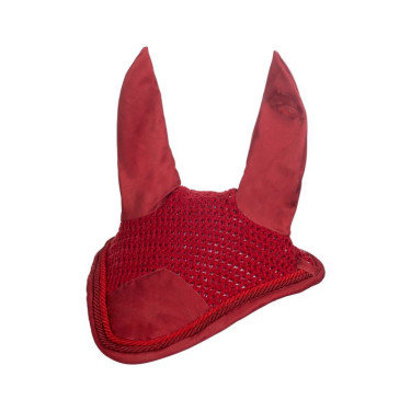 Cuffia anti-mosche Essentials HKM Rosso