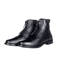 Stivali London con elastico + chiusura HKM Nero