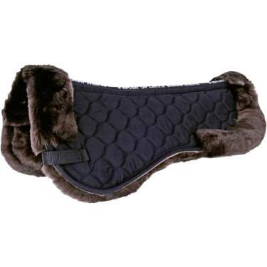 Ammortizzatore in vero montone HKM Marrone scuro