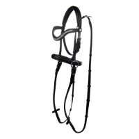 Briglia senza morso Funny Horses, per i cavalli in legno HKM Nero Briglia senza morso Funny Horses, per i cavalli in legno HKM Nero