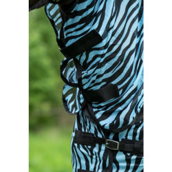 Coperta antimosche Zebra Aqua HKM Coperta antimosche Zebra Aqua HKM