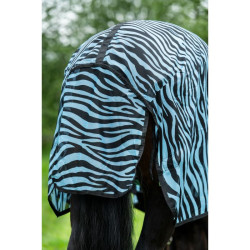 Coperta antimosche Zebra Aqua HKM Coperta antimosche Zebra Aqua HKM