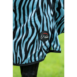 Coperta antimosche Zebra Aqua HKM Coperta antimosche Zebra Aqua HKM