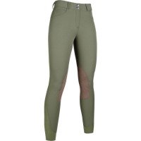 Pantaloni Hunter con rinforzi in tessuto HKM Verde fumo Pantaloni Hunter con rinforzi in tessuto HKM Verde fumo