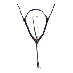 Pettorale Cambridge in montone sintetico HKM Nero Pettorale Cambridge in montone sintetico HKM Nero