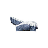 Fliegendecke Rain Halsteil & Decke HKM Blu scuro / grigio