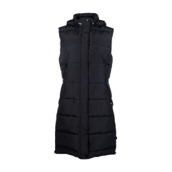 Piumino lungo senza maniche Misty HKM Nero