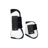 Ghette e paranocche Genua set da 4 HKM Bianco / nero Ghette e paranocche Genua set da 4 HKM Bianco / nero
