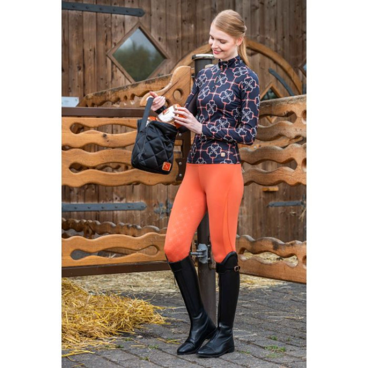 Leggings Edinburgh Mesh con fondo integrale in silicone HKM Leggings Edinburgh Mesh con fondo integrale in silicone HKM
