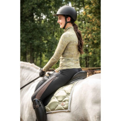 Leggings Edinburgh Mesh con fondo integrale in silicone HKM Nero Leggings Edinburgh Mesh con fondo integrale in silicone HKM Nero